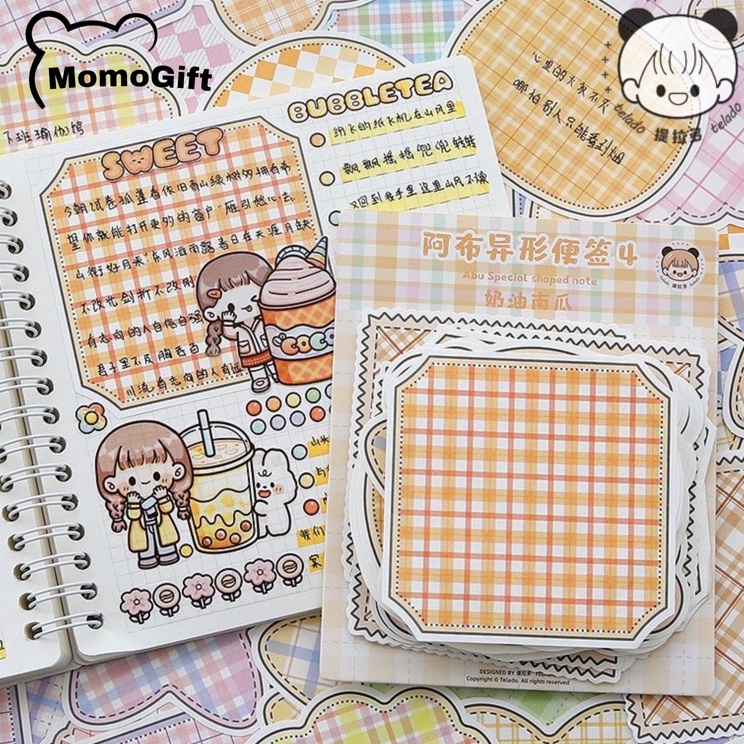 

Kes Catatan Journaling Kes Memo Aesthetic Abu Shaped Notes 1 Lembar TLD55