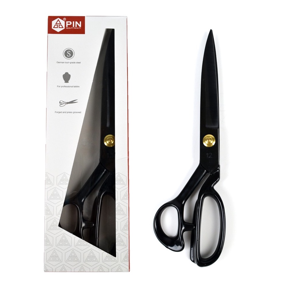 

KODE O93I Gunting Potong Bahan Kain Tailor Scissors Germany Quality PIN No 12