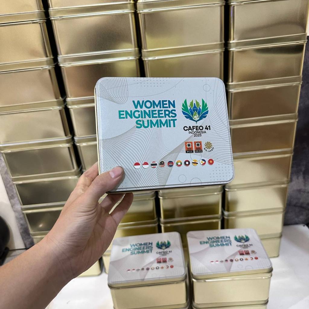 Kaleng XXL Custom 1 / Kaleng Kemasan / Kaleng Aluminium Gold