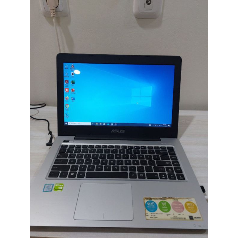 Laptop Second Asus A456UR i5-7200U + NVIDIA 930MX 2GB, 8GB + SSD 512GB + Windows + Office TERMURAH