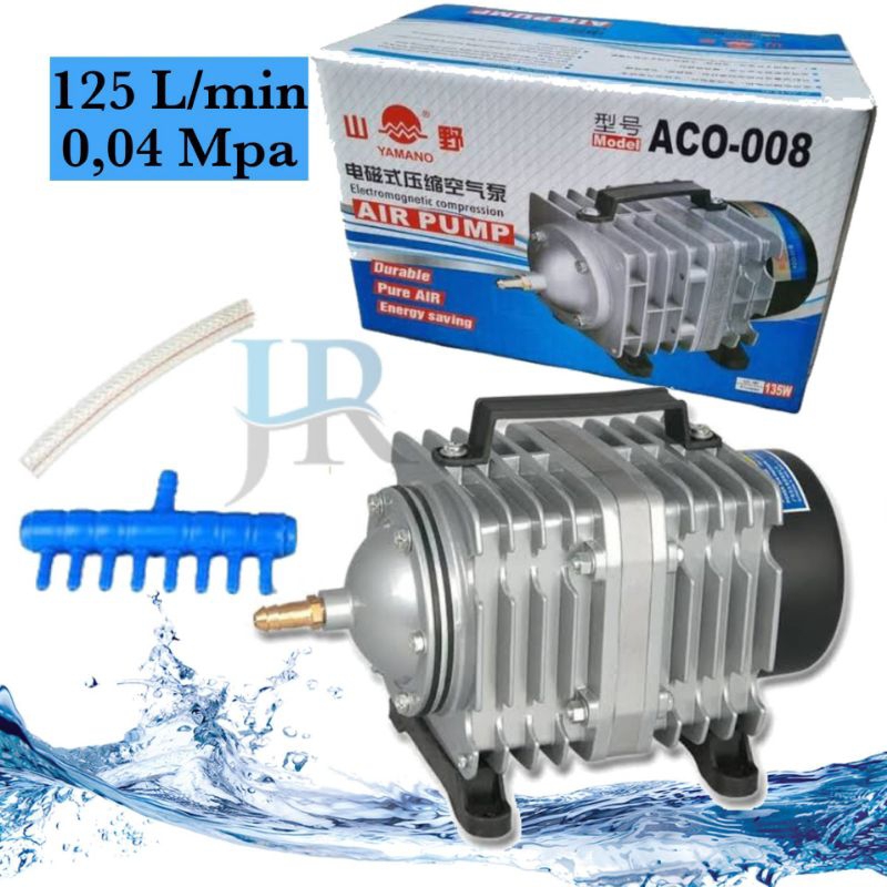 Pompa udara aerator blower aquarium kolam air pump Yamano ACO 008
