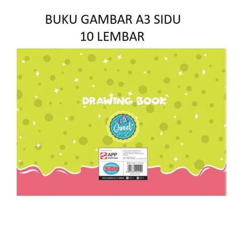 

KODE M73K 1 Pack Buku Gambar Sinar Dunia Ukuran A3 Drawing Book Sidu A3