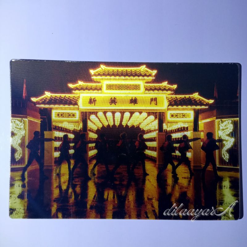 wts postcard lenticular nct 127 neozone kick it