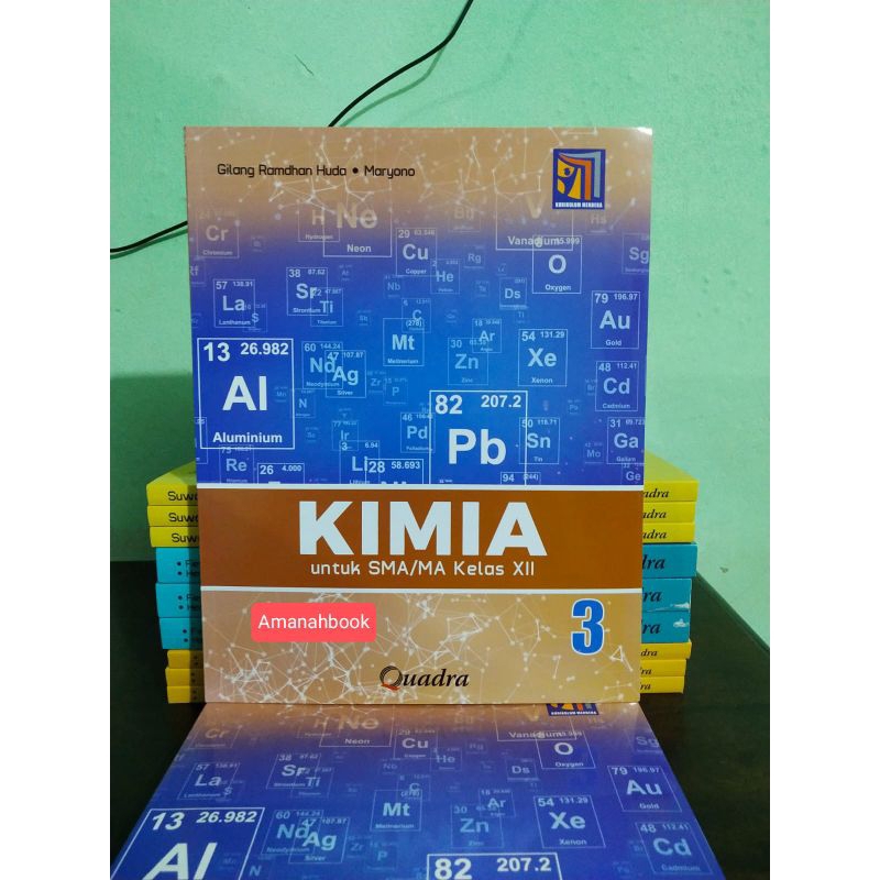 Buku Kimia SMA Kelas 12 Kurikulum Merdeka Quadra