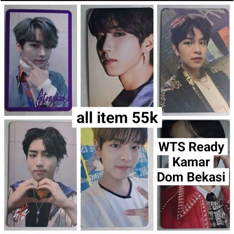 Photocard Official PC Stray Kids Han, Seungmin, Lee Know