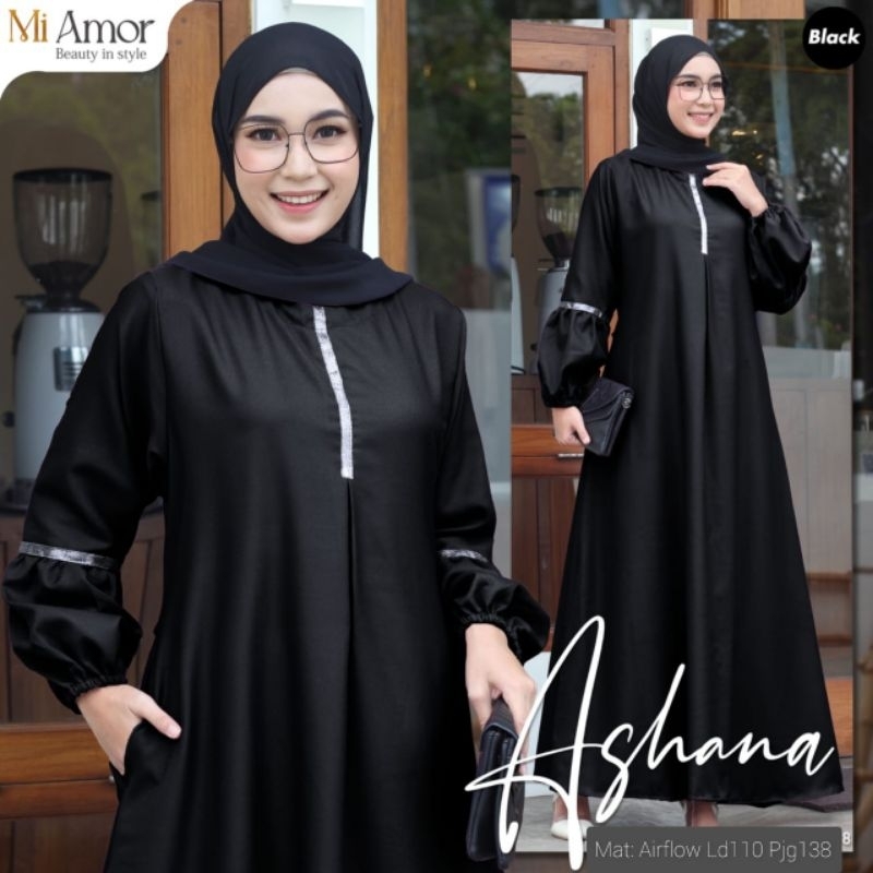dress wanita ashana maxy by Mi amor