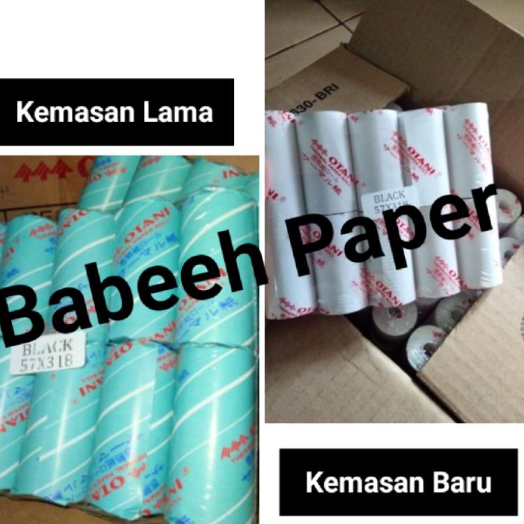 

Terbaru Otani Struk Kes Thermal 57x31 Black perpack isi 1 roll