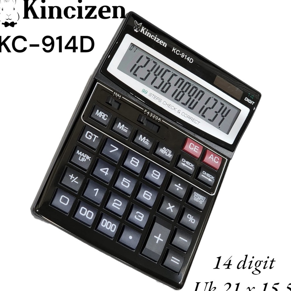 

Diskon Promo KALKULATOR KINCIZEN KC914D 14 DIGIT KALKULATOR CITIZEN CT914D 14 DIGIT KALKULATOR DAGANG CT914