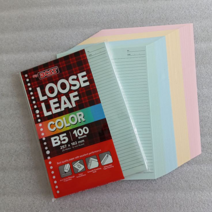 

Terdepan Big Boss Loose Leaf B5 1 lbr Color