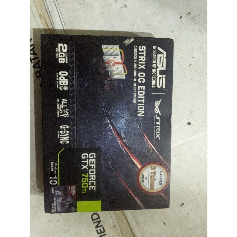 Vga Asus Gtx 750ti 2gb ddr5 OC