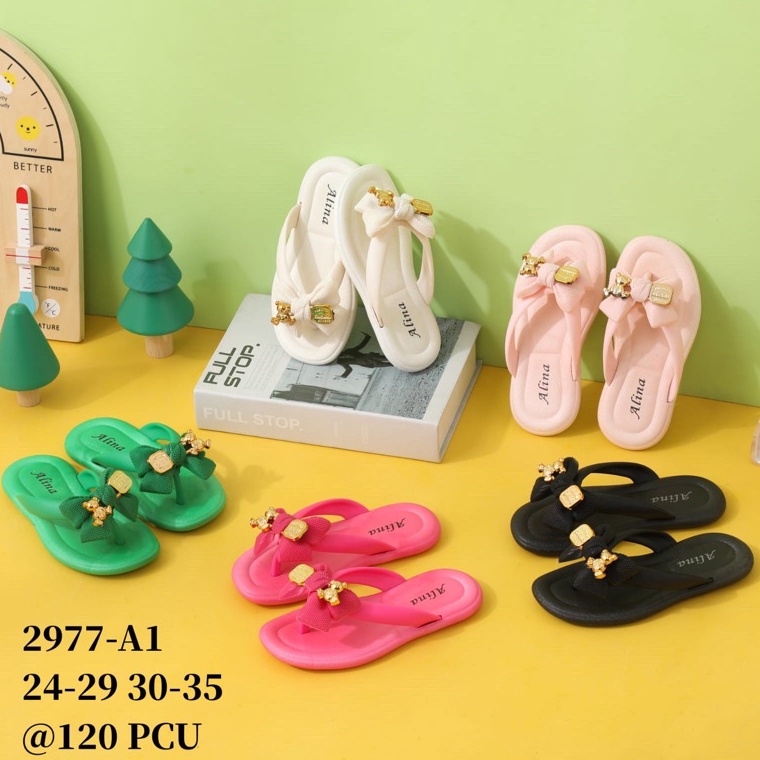 Langsung Beliii Sandal Jepit anak Perempuan Pita Karet Jelly Termurah Terbaru Empuk