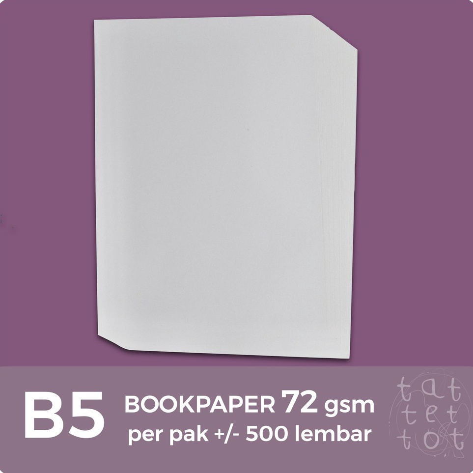 

B5 BOOK PAPER 72 B5 IMPERIAL B5