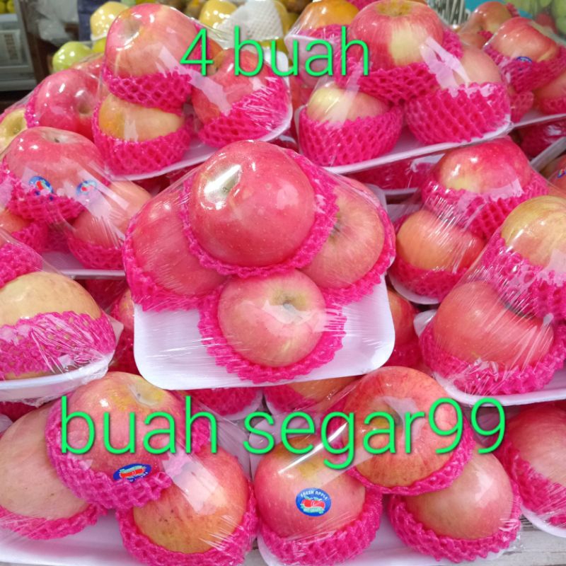 

apel fuji 1 pak 3- 4 buah tergantung ukuran dan stok