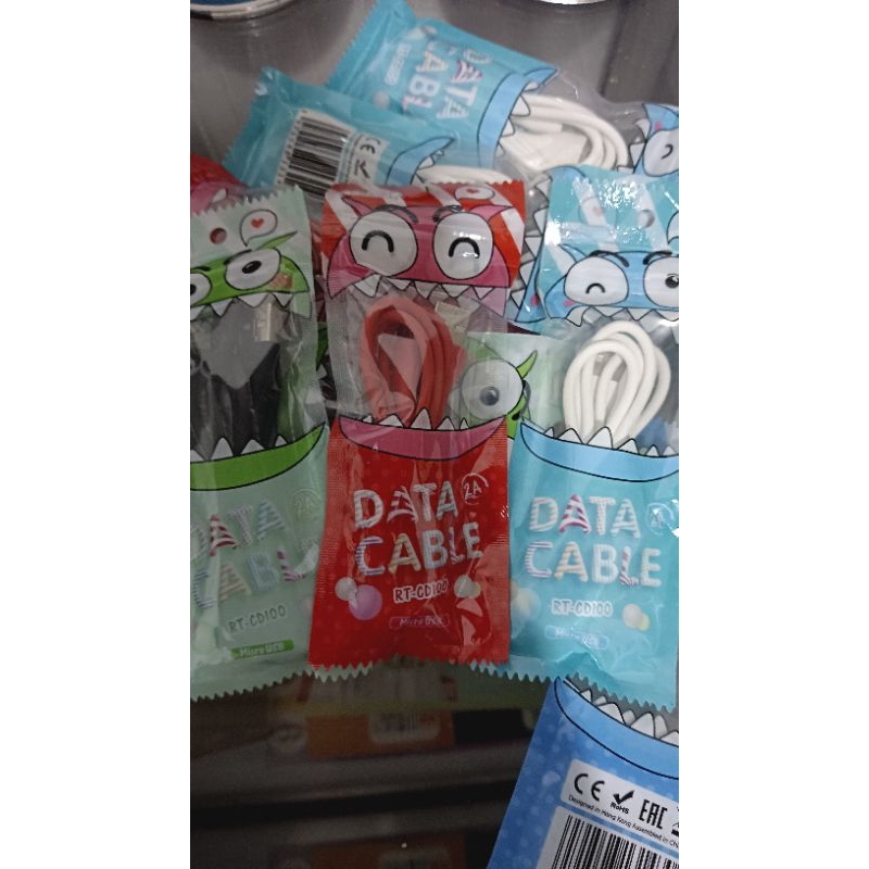 Kabel data charger Micro USB Robot Ori 2A Fast Charging