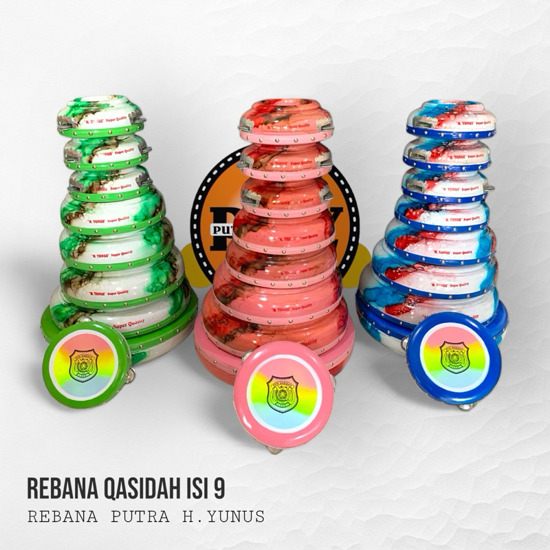Rebana Qosidah Rebana Qasidah Lasqi “M Yunus Super Quality” isi 9