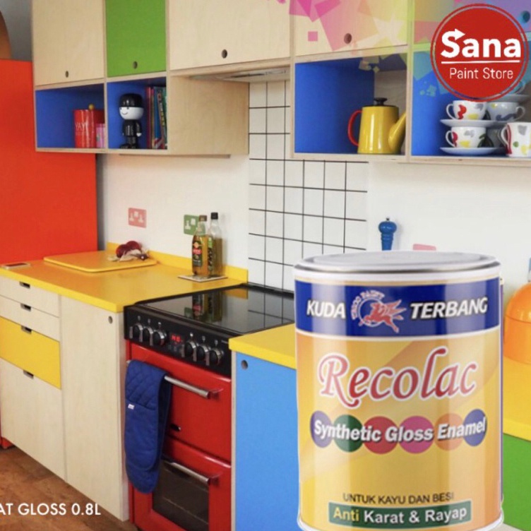 

Ready Stock CAT RECOLAC KUDA TERBANG 1 KG