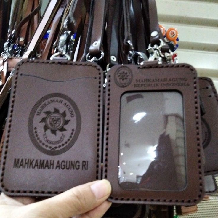 

Name Tag Id Card Mahkamah Ag Asli kulit