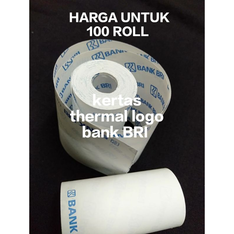 

PAKET 1 DUS ISI 100 ROLL KERTAS THERMAL 57X30/57X29MM