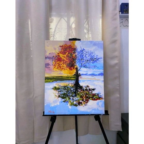 

Terjangkau Easel Lukis Stand Lukis Tri Lukis