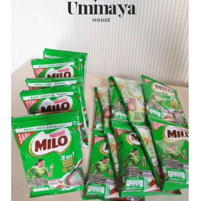 

Milo Cokelat Renceng 3 in 1 35 gr × 10