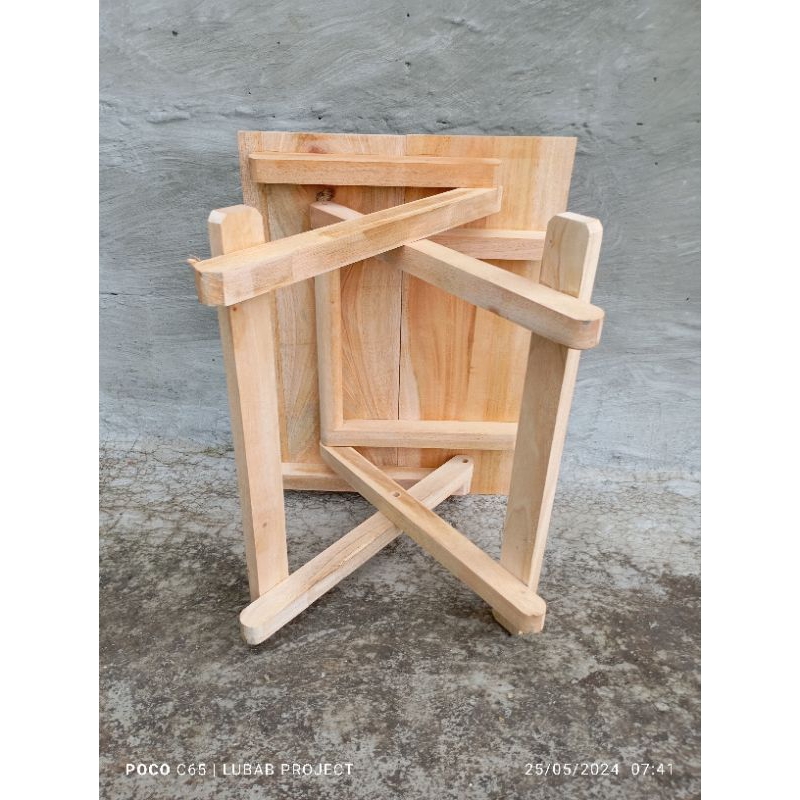 Meja belajar lipat meja ngaji lipat meja multifungsi lipat kayu meja laptop lipat meja rekal kayu