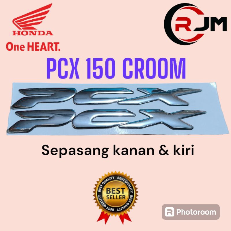 EMBLEM PCX 150 CROOM EMBLEM 3D PCX 150 CROOM EMBLEM BODY PCX 150 CROOM STIKER 3D BODY PCX
