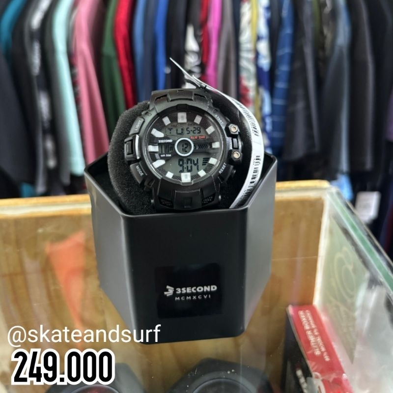 JAM TANGAN 3SECOND (water resistant) ORIGINAL