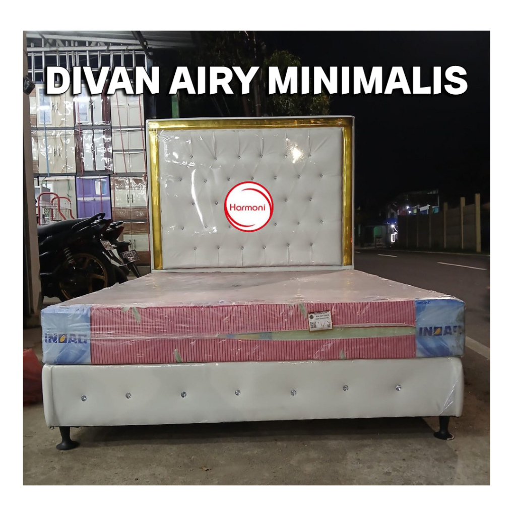 DIVAN MINIMALIS AIRY DIVAN SANDARAN TINGGI TEMPAT TIDUR DIVAN MINIMALIS