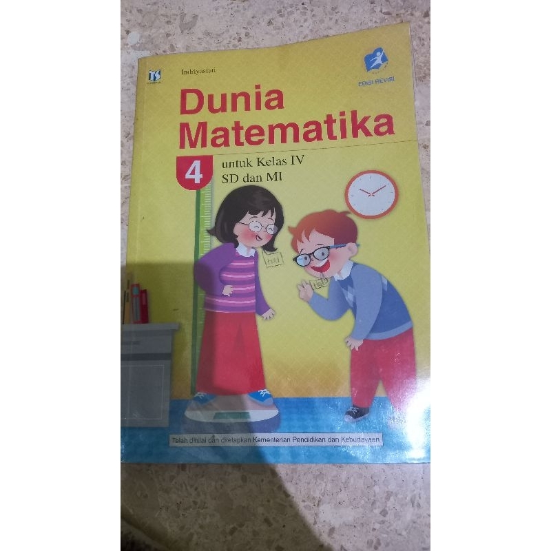 buku dunia matematika kelas 4 bekas