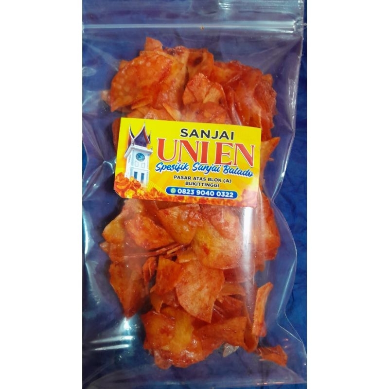 

sanjai balado pedas manis berat 250 gram 4psc (1kg).