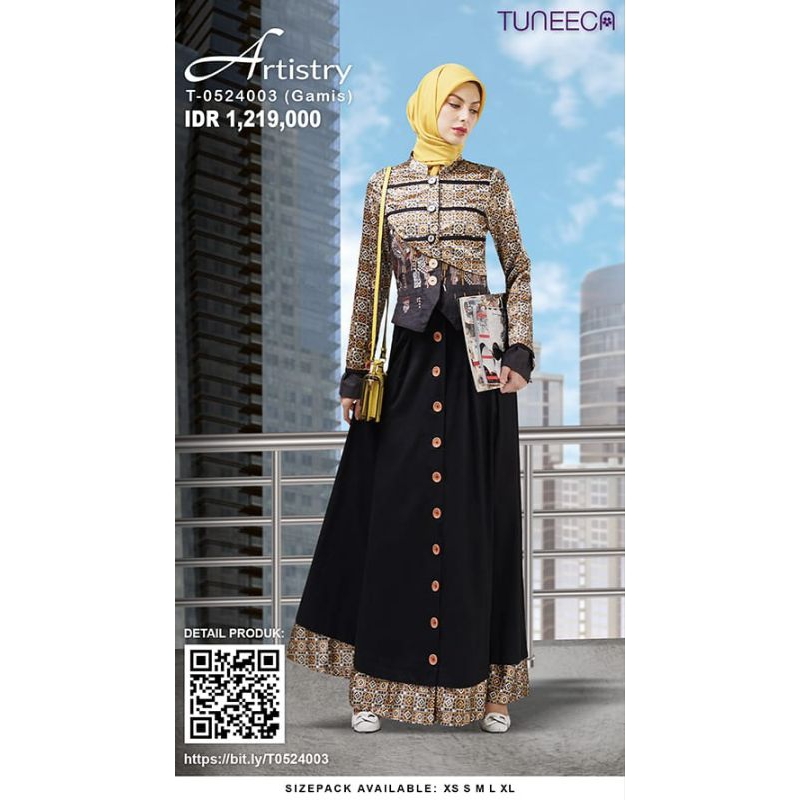 TUNEECA ARTISTRY/ gamis terbaru Tuneeca