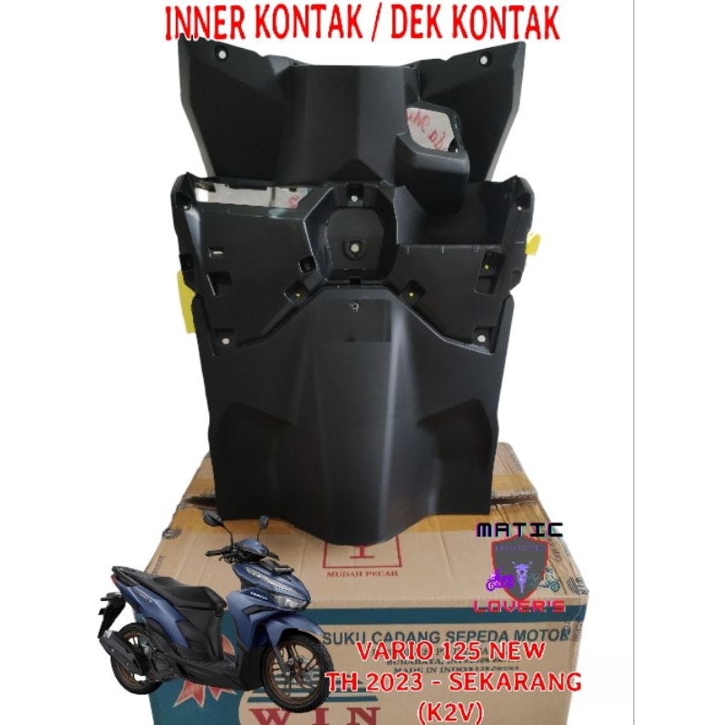 cover inner legshield dek kunci kontak vario 125 new 2022-2024 gen 2 K2V tipe Keyless merk win