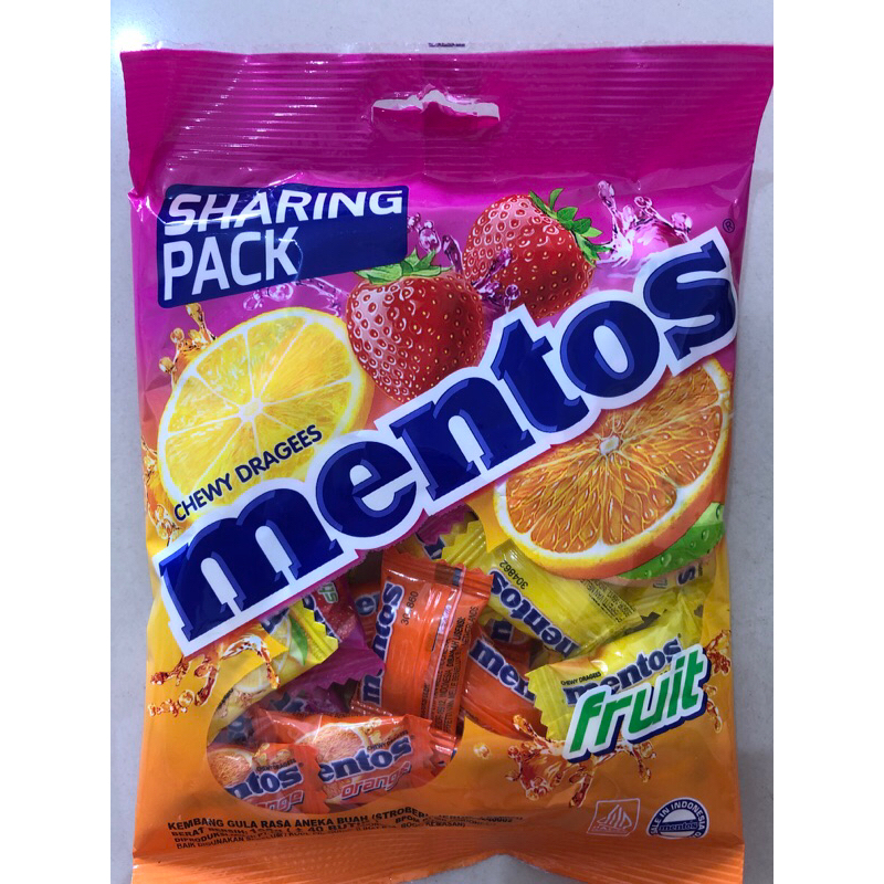 

Permen Mentos Fruit 108gr isi 40