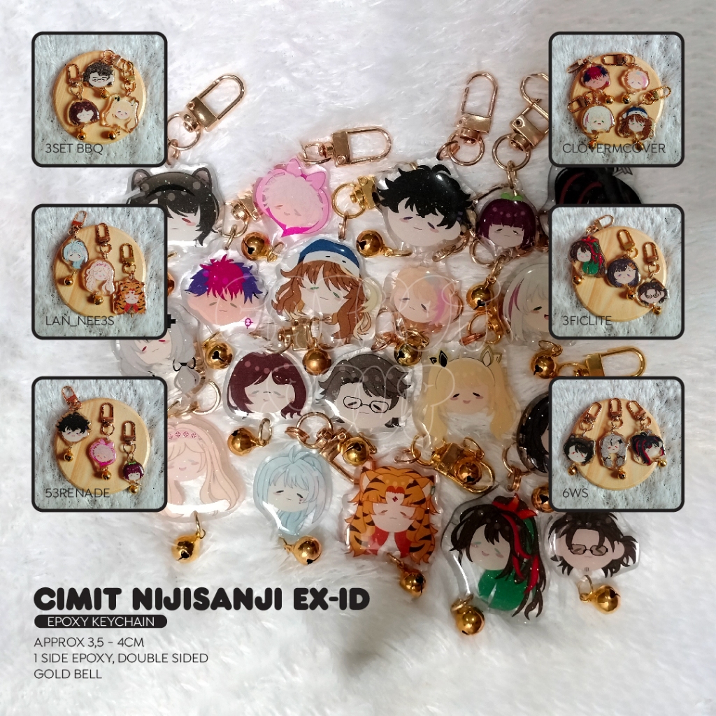 [Nijisanji Ex ID] Cimit Nijisanji Ex ID - Epoxy Keychain