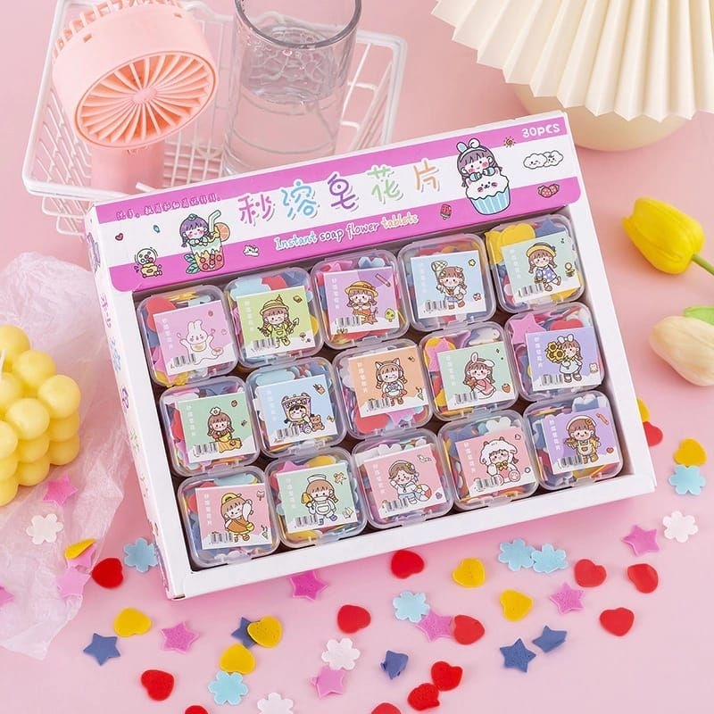 SABUN CUCI TANGAN MAGIC/SABUN KERTAS LUCU/SABUN CUCI TANGAN KERTAS TRAVEL