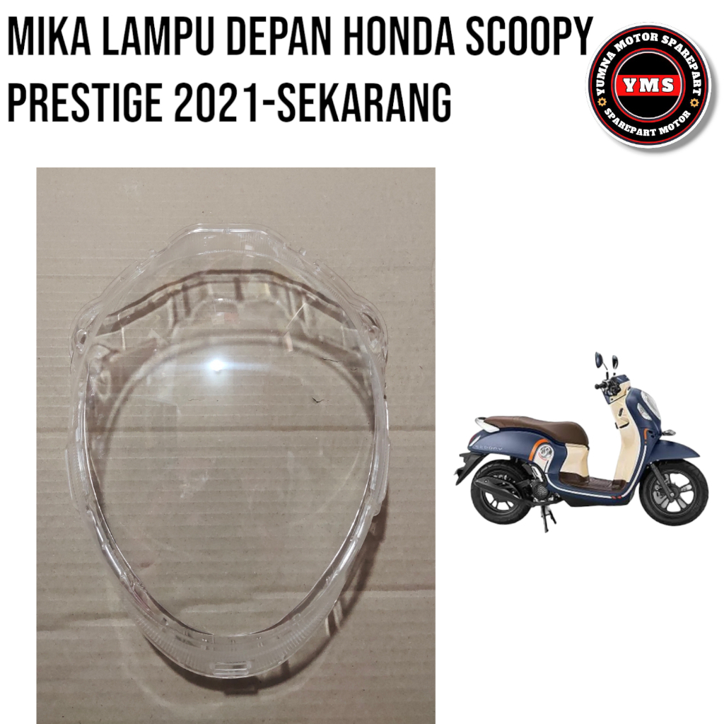 Mika Kaca Lampu Depan Scoopy New 2021-Sekarang Mika Lampu Depan Honda Scoopy Prestige Scoopy K2FNew