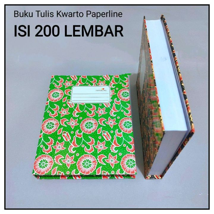 

BUKU QUARTO HARD COVER / KWARTO 200 LEMBAR PAPERLINE
