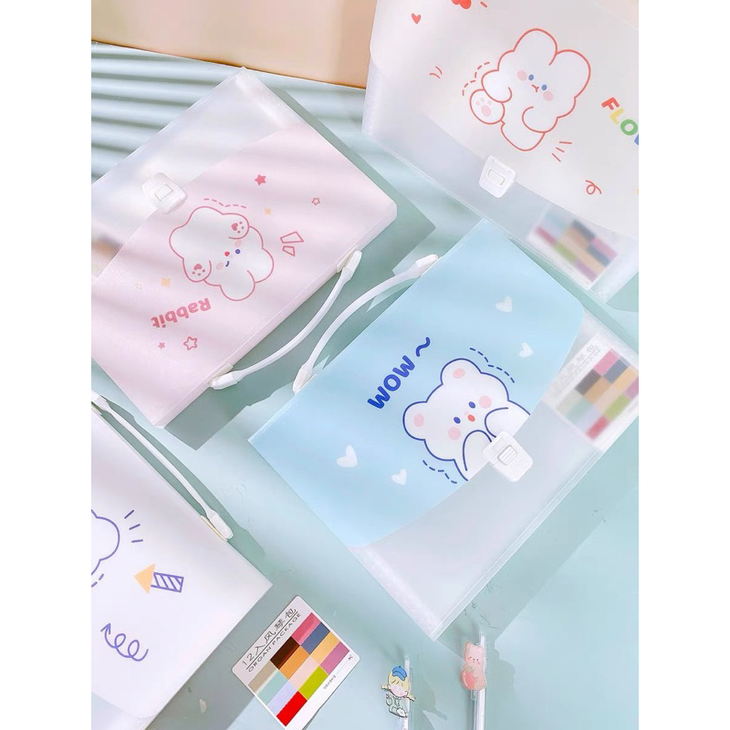 map plastik dokumen A4 13 slot /Map Folder A4/map Keeper Pocket Lucu / MODEL TAS MP-01
