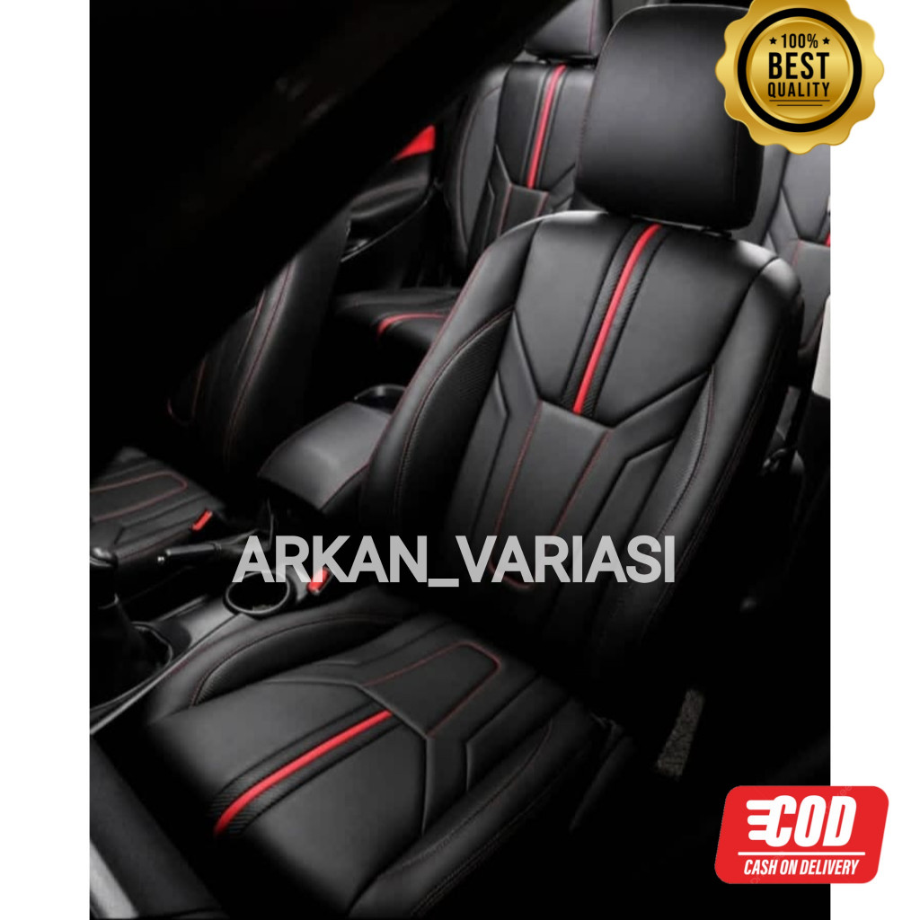 Sarung jok innova reborn zennix cover jok mobil innova reborn full set 3 baris bahan oscar