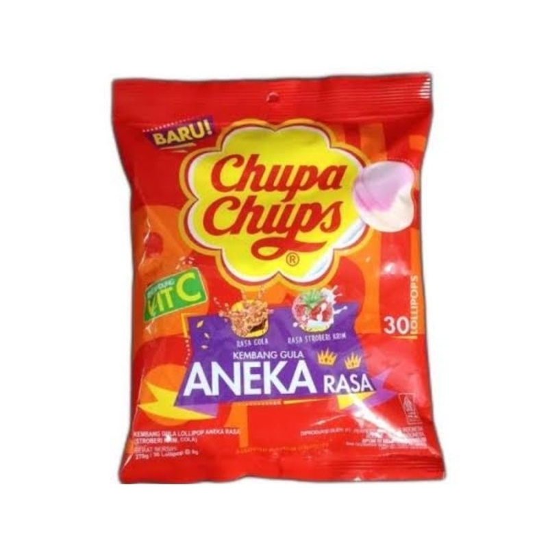 

Chupa Chups Permen Lolipop Kekinian Viral (1Bag isi 30 pcs)