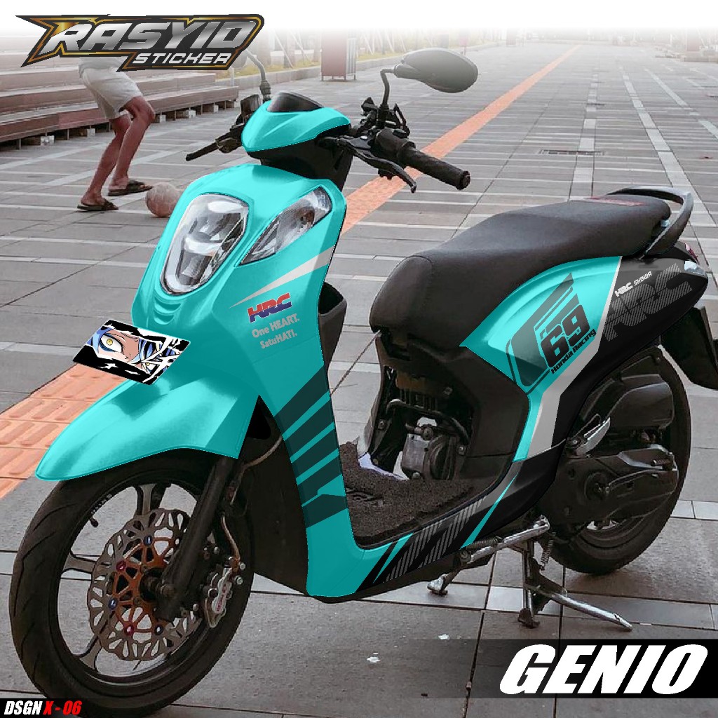 COD Sticker Decal Full Body Motor Honda Genio 2019 2020 2021 2022 2023 2024 Sticker Full Body Genio 