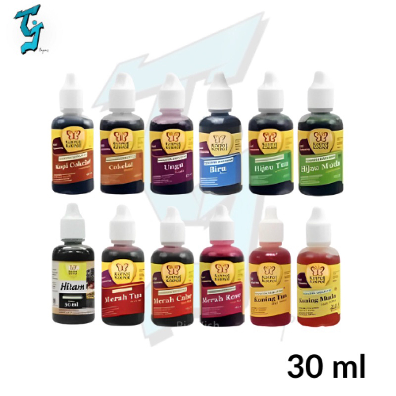 

Pewarna Makanan Koepoe Koepoe @30ml. Semua warna