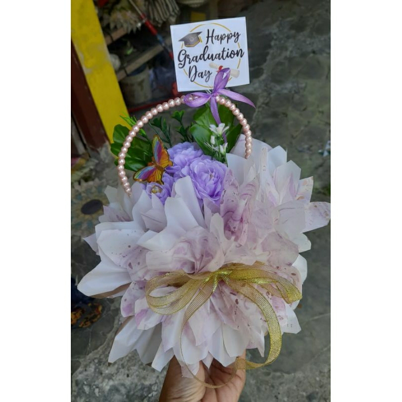 buket jinjing. buket mutiara. buket wisuda