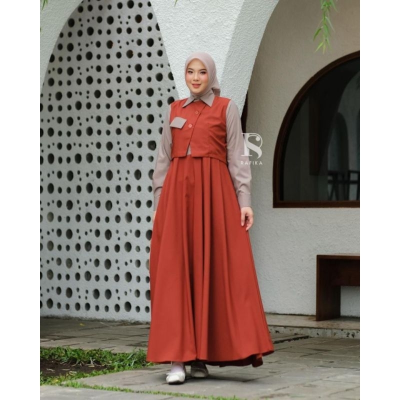 AYAKO MIDI DRESS by Rafika Store