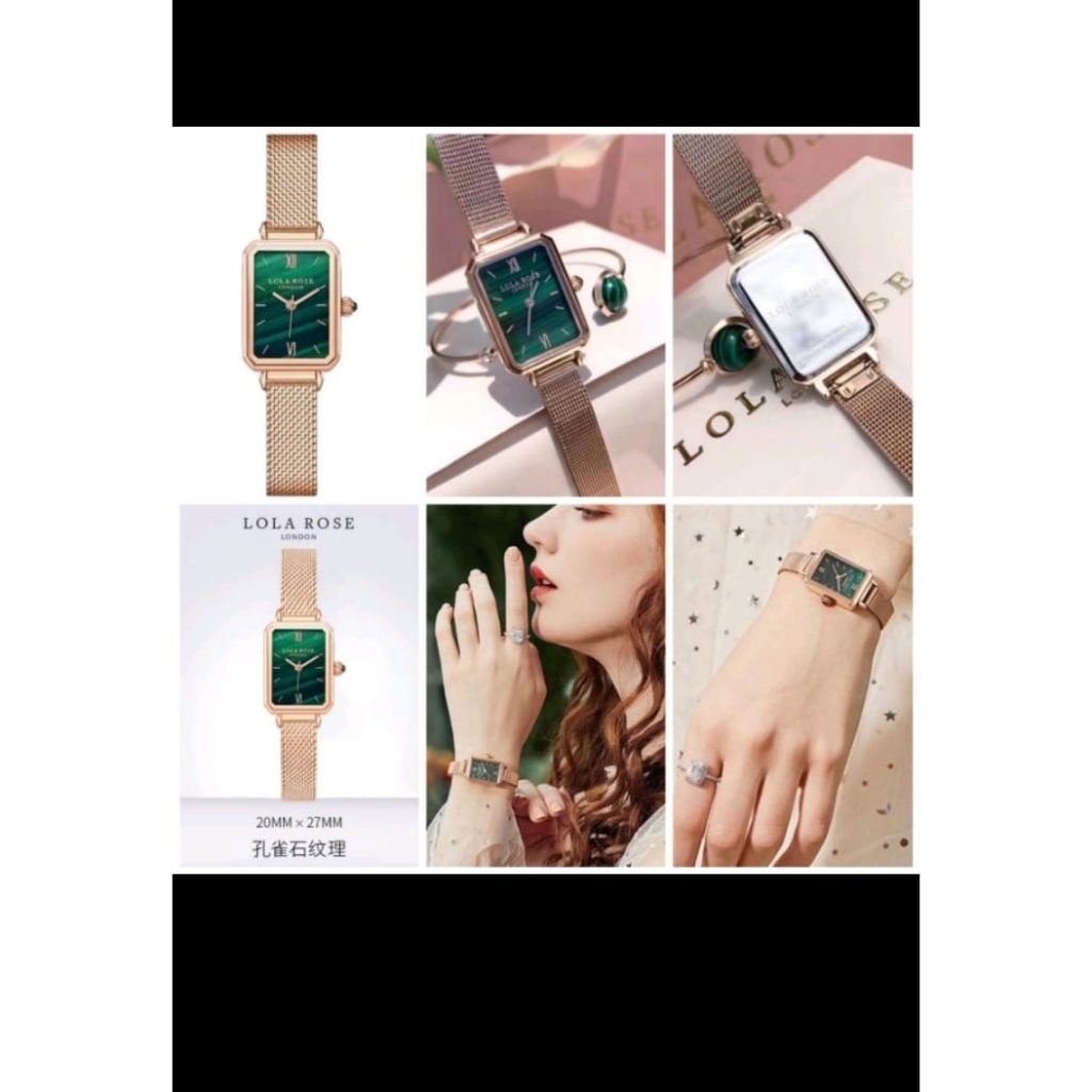 jam tangan rantai pasir LOLA ROSE jam wanita kecil jam tangan fashion jam wanita mewah jam wanita me