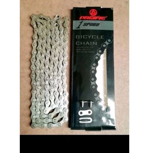 RANTAI SEPEDA 1 SPEED PASIFIC || RANTAI SEPEDA UKURAN 12,16,18,20(BMX),24(MTB),26MTB MERK PASIFIC