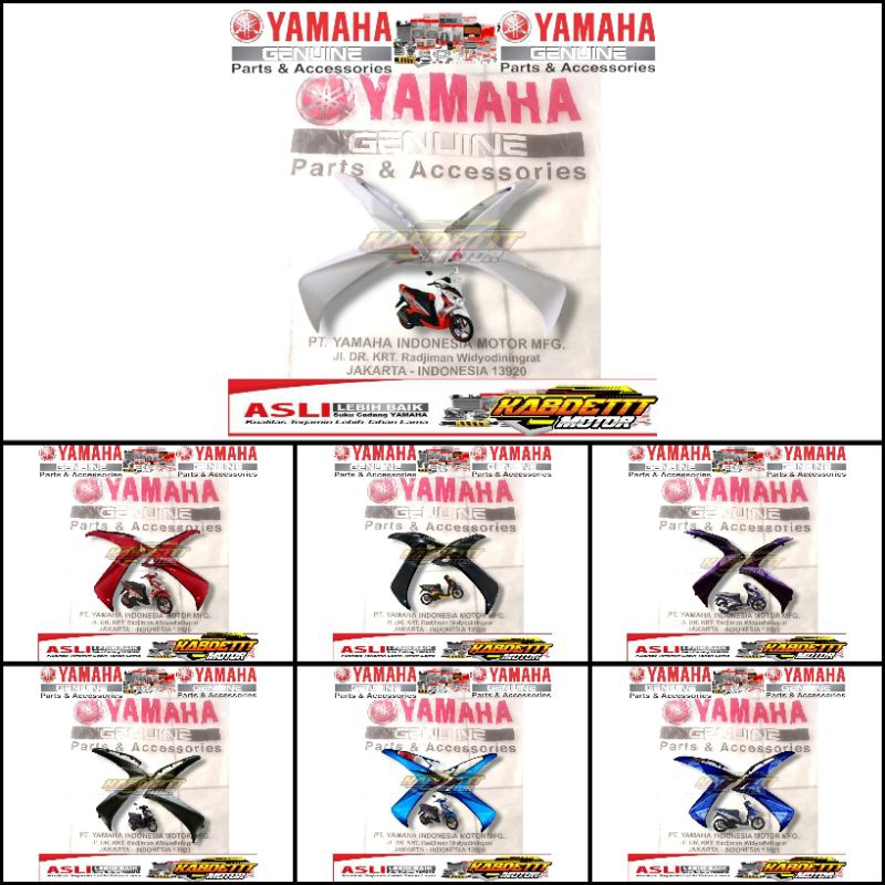 COVER BODY SAYAP DEPAN XEON RC 125 1LB-F835U-00 SEPASANG ASLI ORIGINAL YAMAHA