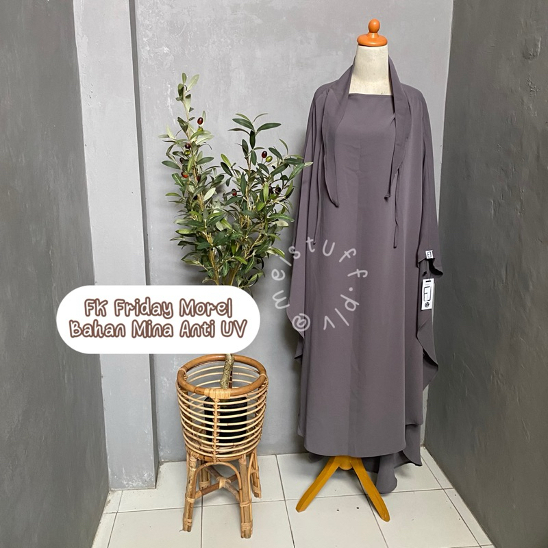 ElmadinaAbaya - NWT Helena Abaya Timeless Luna Pop Abaya FK Friday