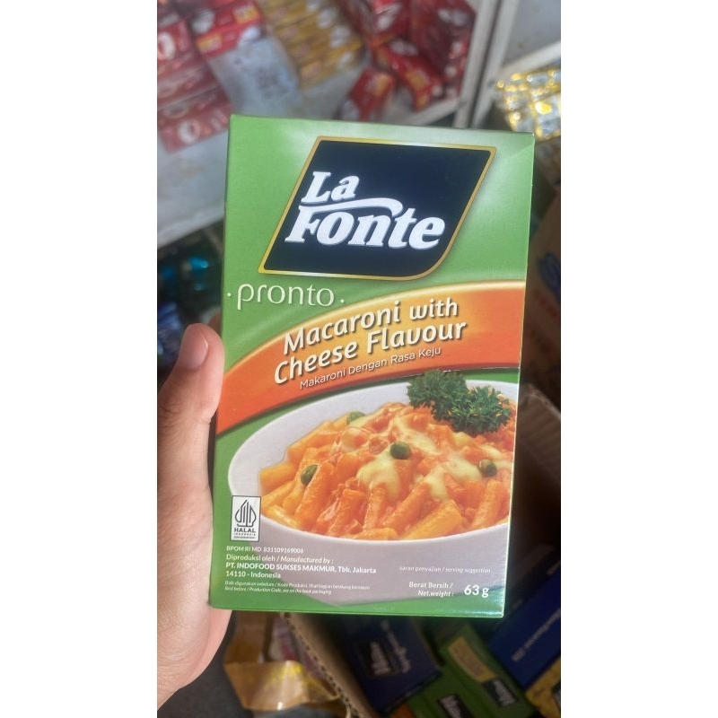 

la fonte pronto macaroni with cheese flavor