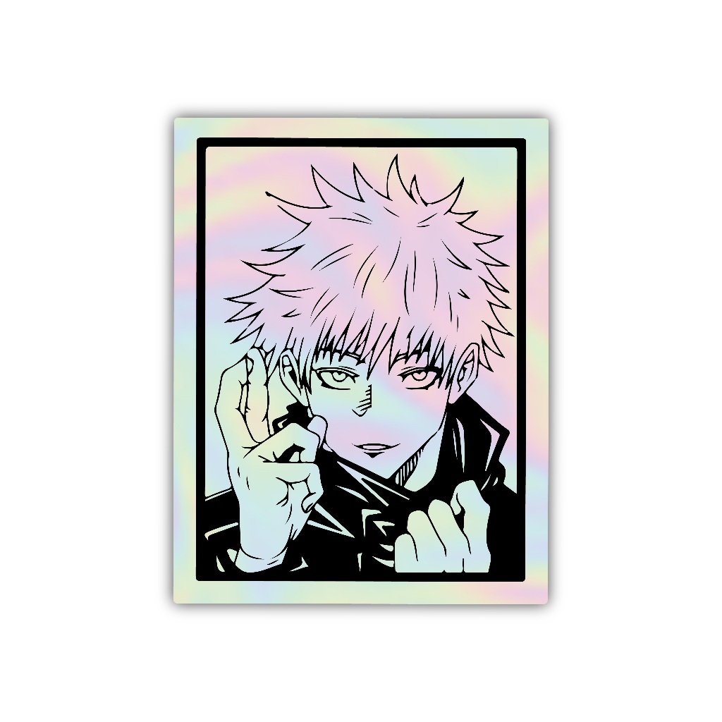 

Z149 sticker gojo anime jjk, stiker hologram satuan